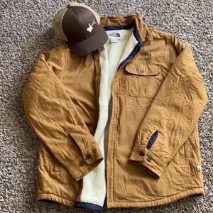 North Face MENS XL Jacket. Wrinkled but New CAMEL